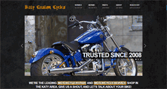 Desktop Screenshot of katycustomcycles.com